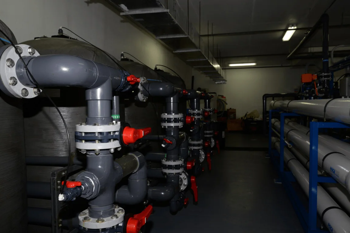 Industrial process water system engineering and data verification