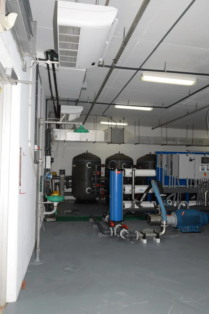 Typical application site for industrial process water